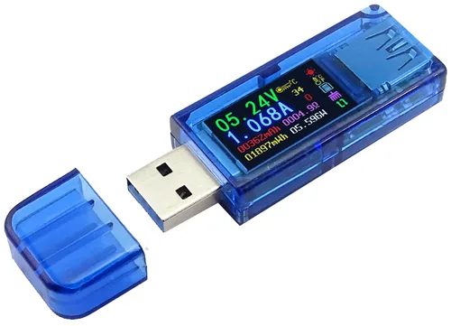 jOY-iT USB 3.0 Messgerät Volt / Amperemeter - Funktionen: Spannungsmessung - Strommessung - Typ: USB Multimeter - Anwendungsbereich: Elektrotechnik