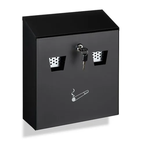Relaxdays 10030684 cendrier Rectangulaire Fer