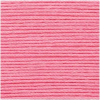Rico Design Wolle Creative Ricorumi DK 25 g, Bonbonrosa - Packungsgrösse: 1 Stück - Länge: 57.5 m - Material: Baumwolle - Detailfarbe: Dunkelpink - Waschbar bei: 30 °C - Nadelstärke: 3 mm - 4 mm
