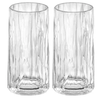 Koziol Cocktailbecher Superglas Club No. 8, 300 ml, 2 Stück - Material: Kunststoff - Höhe: 14.8 cm - Volumen: 300 ml - Glas Typ: Cocktailbecher - Verpackungseinheit: 2 Stück - Detailfarbe: Transparent