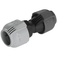 Sprinklersystem Verbinder-Stück mit Reduzierung 32mm > 25mm (grau/schwarz)