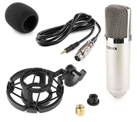 Vonyx Kondensatormikrofon CM400 Silber - Typ: Einzelmikrofon - Bauweise: Hand-/Stativmikrofon - Anwendungsbereich: Instrumente - Gesang & Sprache - Wandlerprinzip: Kondensator - Richtcharakteristik: Niere - Umschaltbare Richtcharakteristik: Nein