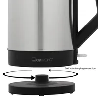 Wasserkocher WKS 3692 (edelstahl/schwarz, 2.200 Watt, 1,5 Liter)