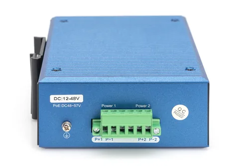 Digitus DN-651147 switch di rete Non gestito Fast Ethernet (10/100) Supporto Power over Ethernet (PoE) Nero, Blu