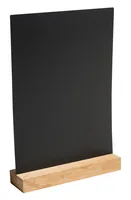 Exacompta 84240D menu holder Table top holder Black, Wood Wood, Acrylonitrile butadiene styrene (ABS)