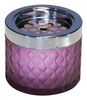 APS-Germany 00561 ashtray Round Chromed glass, Metal