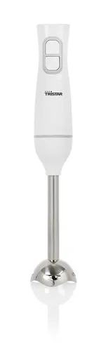 Tristar Stabmixer MX-4880 Weiss - Motorleistung: 350 W - Funktionen: Pürieren - Turbo-Funktion - Mixen - Detailfarbe: Weiss - Kabelgebunden: Ja - Set: Nein