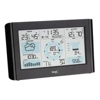 TFA Dostmann Wetterstation Weather Pro - Funktionen: Aktuelle Wetterlage - Aussenluftfeuchtigkeit - Aussentemperatur - Display - Innentemperatur - Uhrzeitanzeige - Windanzeige - Set: Ja - Typ: Wetterstation