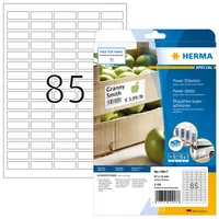 HERMA Etiketten A4 weiß 37 x 13 mm extrem haftend 2125 St.