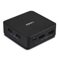 LINDY 2 Port Type C,Dual HDMI 4K60 KVM Switch