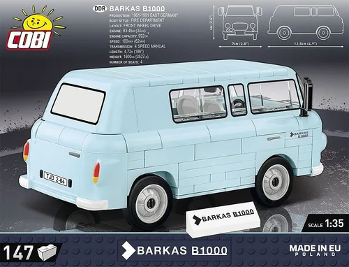 Barkas B1000, Konstruktionsspielzeug