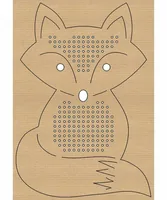 URSUS Stickset Kreuzstich Tiere 14.5 x 20 cm, 24 Stück - Detailfarbe: Braun - Produktart: Stickkarton