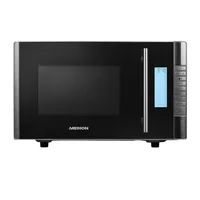 Medion Mikrowelle mit Grill MD 14482 Schwarz - Mikrowellenleistung: 800 W - Fassungsvermögen: 20 l - Grillfunktion: Ja - Backofenfunktion: Nein - Steamfunktion: Nein - Breite: 46 cm