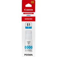 Canon Tinte GI-51C Cyan - Druckleistung Seiten: 7000 × - Toner/Tinte Farbe: Cyan - Originalprodukt: Ja - Rainbow Kit: Nein