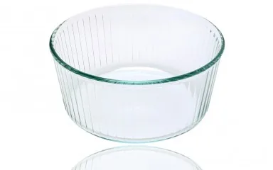 Pyrex Auflaufform Soufflé 2.5 L, 22 x 22 x 10 cm - Materialtyp: Glas - Material: Borosilikatglas - Detailfarbe: Transparent - Set: Nein - Form: Rund