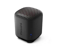 Philips Bluetooth Speaker TAS1505B/00 Schwarz - Verbindungsmöglichkeiten: Bluetooth - Widerstandsfähigkeit: Wasserfest - IPX7 - Stromversorgung: Akkubetrieb - Detailfarbe: Schwarz - Gewicht: 140 g - System-Kompatibilität: Keine