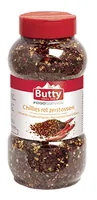 Butty Gewürz Chillies rot zerstossen 330 g - Produkttyp: Kräuter - Ernährungsweise: keine Angabe - Produktionsland: Frankreich - Zertifikate: Keine Zertifizierung - Packungsgrösse: 330 g - Fairtrade: Nein