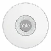 Yale Sirene Smart Alarm Indoor Weiss - Batterietyp: CR123A - Detailfarbe: Weiss - Anzahl Batterien: 3 - Betriebsart: Batteriebetrieb - Tiefe: 115 mm - Breite: 115 mm