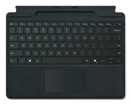 Microsoft Surface Pro Type Cover + Pen-Ladeschale für Surface Pro 10/11 schwarz