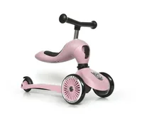 Scoot and Ride Scooter Highwaykick 1 Rosa - Altersempfehlung ab: 1 Jahr - Ausstattung: Höhenverstellbarer Sitz - Fussbremse - Höhenverstellbarer Lenker - Reifentyp:  Kunststoffreifen - Eigenschaften: Keine Eigenschaft - Zertifikate: Keine Zertifizierung -