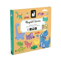 Janod Beschäftigungsspielzeug Magnetistories Dinosaurier - Altersempfehlung ab: 3 Jahren - Material: Pappe - Eigenschaften: Keine Eigenschaft - Zertifikate: Keine Zertifizierung - Detailfarbe: Orange - Mehrfarbig