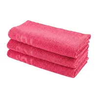 21CARS Edgeless Mikrofaser-Handtuch 3er-Set 40 x 40 cm Pink - Detailfarbe: Pink - Zubehörtyp: Mikrofasertuch - Set: Ja