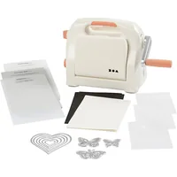 Creativ Company Stanz- und Prägemaschine A5 Starterkit ,  Blatt - Motiv: Ohne Motiv - Betriebsart: Manuell - Produkttyp: Stanz- und Prägemaschine