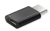 Savio AK-31 / B cable interface/gender adapter Micro USB USB 3.1 Typ C Black