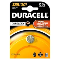 DURACELL Knopfbatterie Specialty 386/301 V386,V301,SR43W,SR4WS,1.5V
