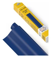 Poli-Tape Vinylfolie Permanent 30.5 x 183 cm, Dunkelblau matt - Geeignet für Drucker: Nein - Detailfarbe: Dunkelblau - Aussenanwendung: Ja - Selbstklebend: Ja - Aufbügelbar: Nein - Folientyp: Vinylfolie