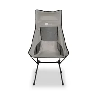 Trekony Campingstuhl Hoch Grau Stahl - Tiefe: 61 cm - Zielgruppe: Erwachsene - Breite: 62 cm - Breite (Packmass): 16 cm - Tiefe (Packmass): 45 cm - Höhe (Packmass): 14 cm