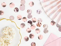 Partydeco Streudeko Kreise Roségold - Motiv: Kreis - Material: Folie - Detailfarbe: Rosegold