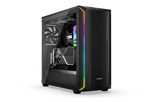 be quiet! PC-Gehäuse Shadow Base 800 DX Schwarz - Unterstützte Mainboards: E-ATX - ATX - Micro-ATX - Mini-ITX - Detailfarbe: Schwarz - Anzahl Lüfterplätze: 8 - Sichtfenster: Ja - Netzteil vorinstalliert: Nein - Gehäuse Bauart: Mid-Tower