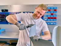 CFH Blechschere rechts schneidend - Länge: 240 mm - Schneideform: Rechtsschneidend