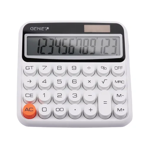 Genie 612 W calculator Desktop Basic White