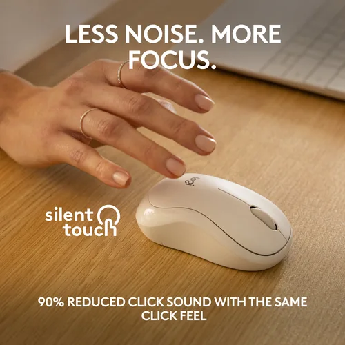 Logitech M240 Silent mouse Travel Ambidextrous RF Wireless + Bluetooth 4000 DPI