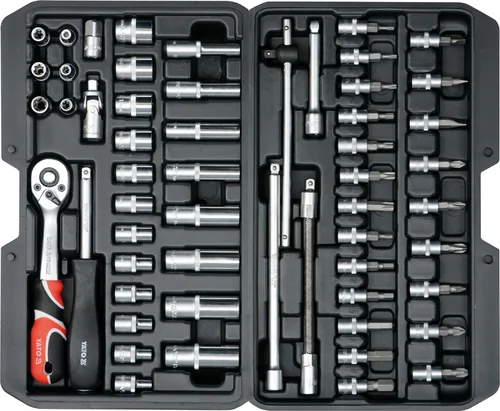 Wrench set YATO 56 pcs 1/4 14501