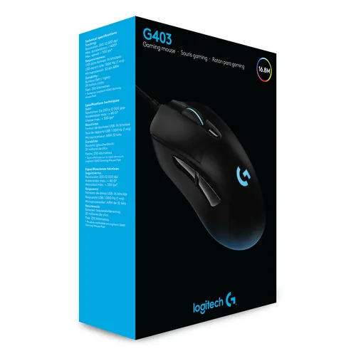 Logitech Maus G403 Hero - Schwarz