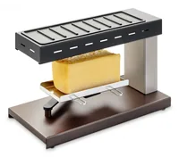 TTM Convivial raclette grill 450 W Black, Brown, Silver