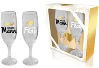 Trendcompany Sektgläser Hochzeit - Anlass: Hochzeit - Empfänger Geschenke: Für Frauen - Für Männer - Produkttyp Geschenke: Sekt