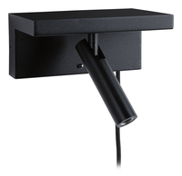 Paulmann Wandleuchte 3-Step-Dim Jerik USB C Schwarz - Leuchten Kategorie: Wandleuchte - Betriebsart: Netzbetrieb - Lampensockel: LED fest verbaut - Farbtemperatur Kelvin: 3000 K - Dimmbar: dimmbar - Farbwiedergabeindex CRI: 80