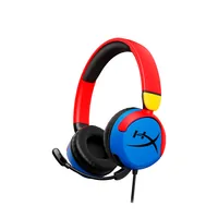 HyperX Gaming-Headset Cloud Mini Blau/Schwarz/Rot/Gelb - Einsatzbereich: Gaming Headset - Kabelgebunden: Ja - Trageart: On-Ear (Ohraufliegend) - Over-Ear (Ohrumschliessend) - Überkopfbügel - Trageweise: Duo / Stereo (Zwei Lautsprecher) - Anschlussart: 3 -