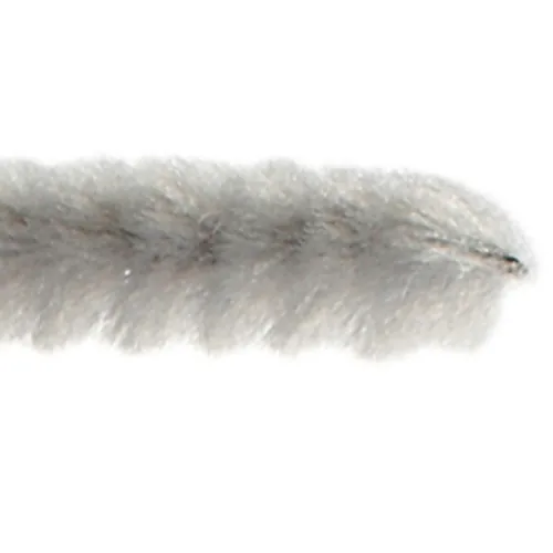 Creativ Company Chenilledraht 6 mm 50 Stück, Grau - Länge: 30 cm - Durchmesser: 6 mm - Detailfarbe: Grau - Drahtart: Chenilledraht