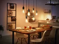 Philips Hue Leuchtmittel White E27 Einzelpack Filament 550 lm - Lampensockel: E27 - Farbtemperatur Kelvin: 2100 K - Aussenanwendung: Nein - Gesamtleistung: 7.2 W - Lichtfarbe: Warmweiss (WW) - Leuchten Kategorie: Leuchtmittel