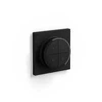 Philips Hue Zubehör Tap Dial Schalter, Schwarz, EU - Detailfarbe: Schwarz - Systemkompatibilität: Hue Bridge erforderlich - Protokoll: ZigBee - Produkttyp: Fernbedienung und Wandtaster - Systemkommunikation: Wireless - System-Kompatibilität: Philips Hue