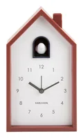 KARLSSON Kuckuck-Wecker Red ochre - Ausstattung: Keine - Funktionen: Weckfunktion - Displaytyp: Kein Display - Detailfarbe: Hellrot - Funksignal: Nein - Betriebsart: Batteriebetrieb