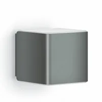 Steinel Wandleuchte L 840 LED iHF mit Sensor Anthrazit - Dimmbar: nicht dimmbar - Lichtfarbe: Warmweiss (WW) - Zusätzliche Ausstattung: Bewegungssensor - Farbtemperatur Kelvin: 3000 K - Leuchtenfarbe: Grau - Lichtausbeute: 32 lm/W