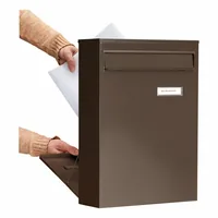BURG-WÄCHTER Leipzig 778 BR mailbox Brown Wall-mounted mailbox Steel