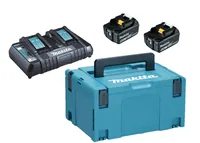 Makita Energy Kit 198077-8 2x BL1860B + DC18RD