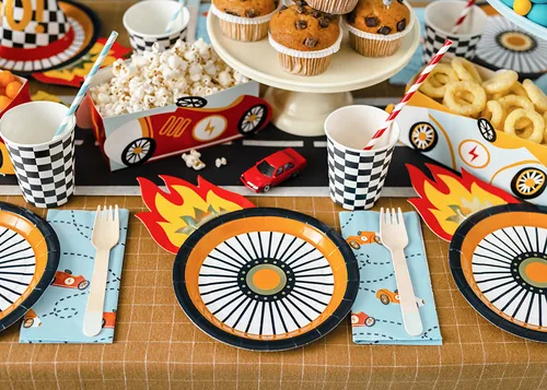 Partydeco Papierservietten Auto Gold, 33 x 33 cm, 12 Stück - Material: Papier - Grösse: 33 cm x 33 cm - Eigenschaften: Keine Eigenschaft - Anzahl Lagen: 3 - Motiv: Auto - Produkttyp: Papierservietten